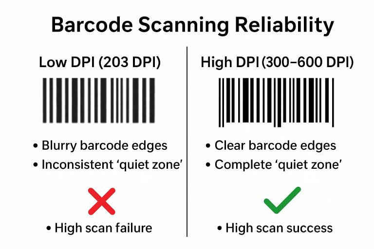 203dpi vs 300dpi Label Printers: What is the Difference?
